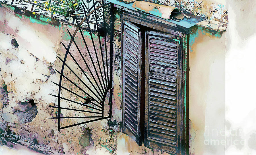 Sicily Photograph - Sicilian Window by Linda Parker