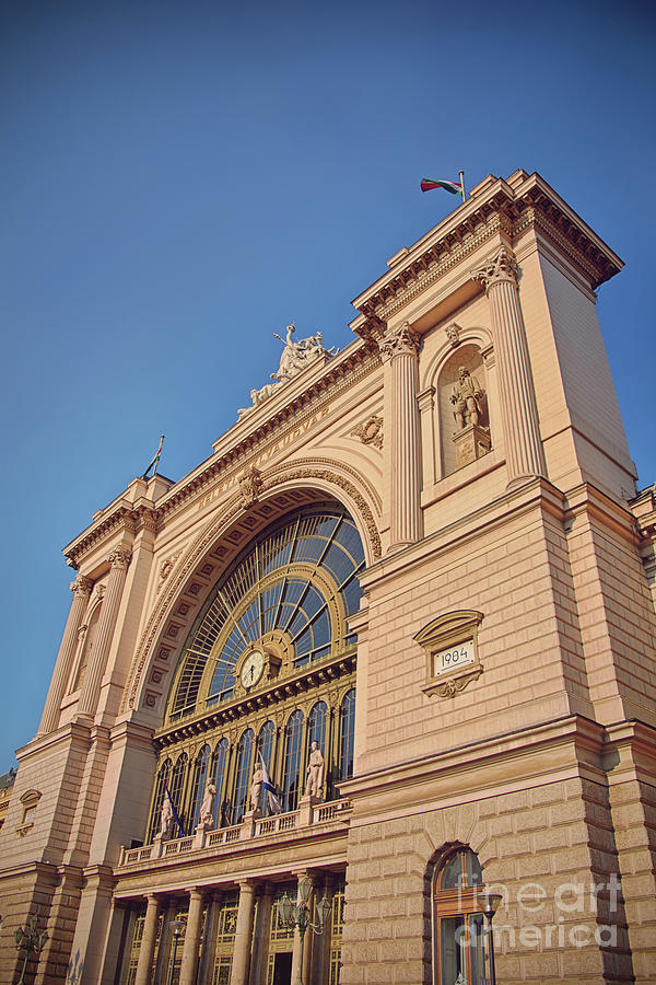 Side view of Keleti Railway Station in Budapest Photograph by Mendelex Photography