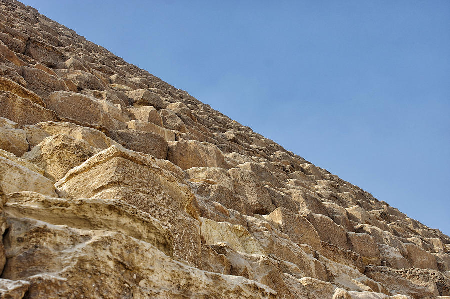Side view of the great pyramid Photograph by Sherri Damlo, Damlo Shots, Damlo Does, LLC