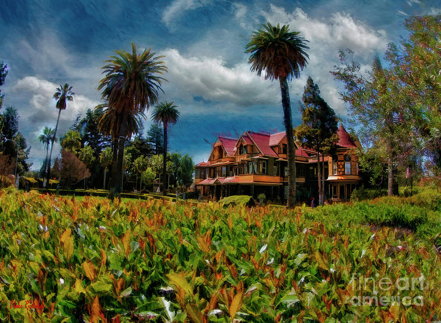 Side View Winchester Mystery House Photograph by Blake Richards