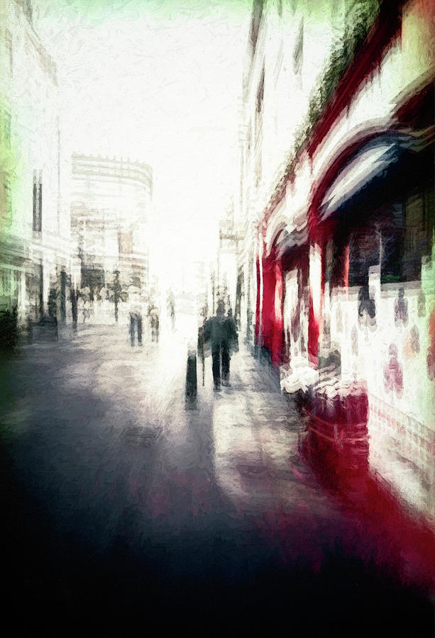 Sidewalk in London Photograph by Deborah Penland