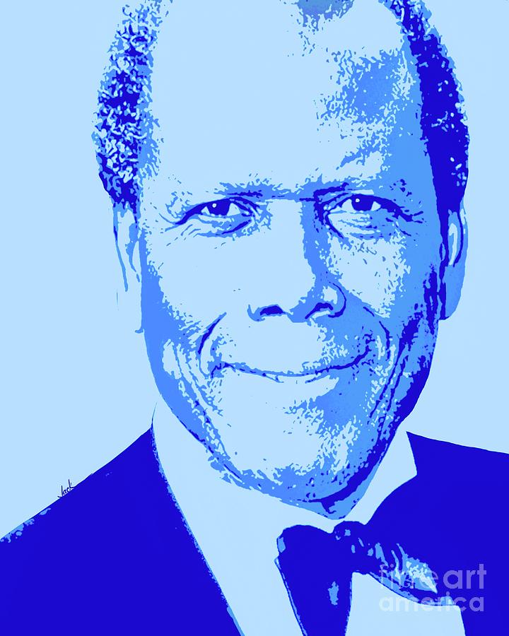 Poitier Painting - Sidney Poitier  by Jack Bunds