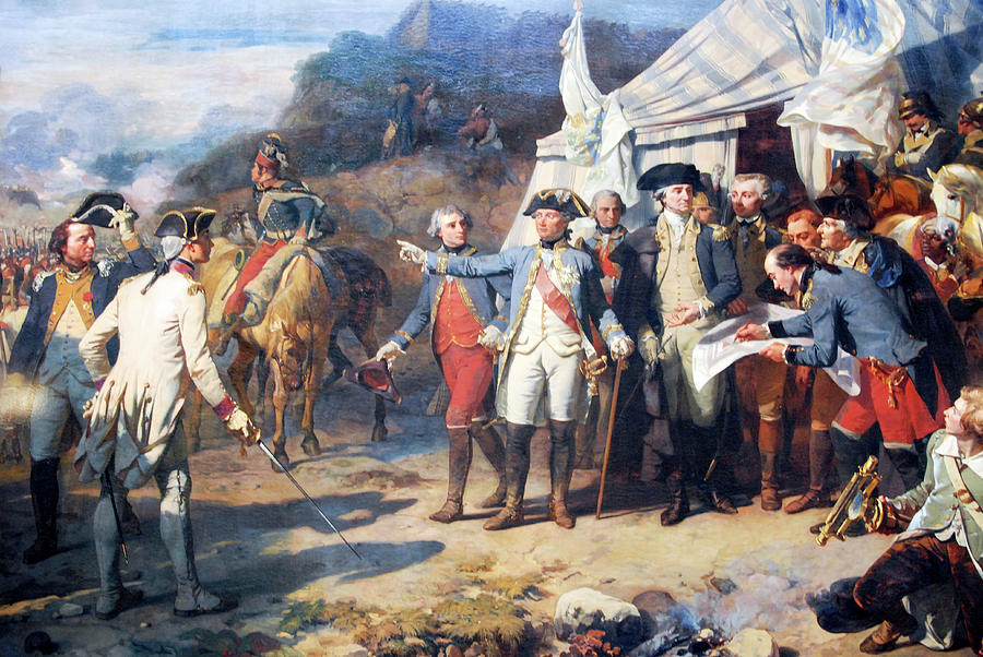 Siege Of Yorktown Painting