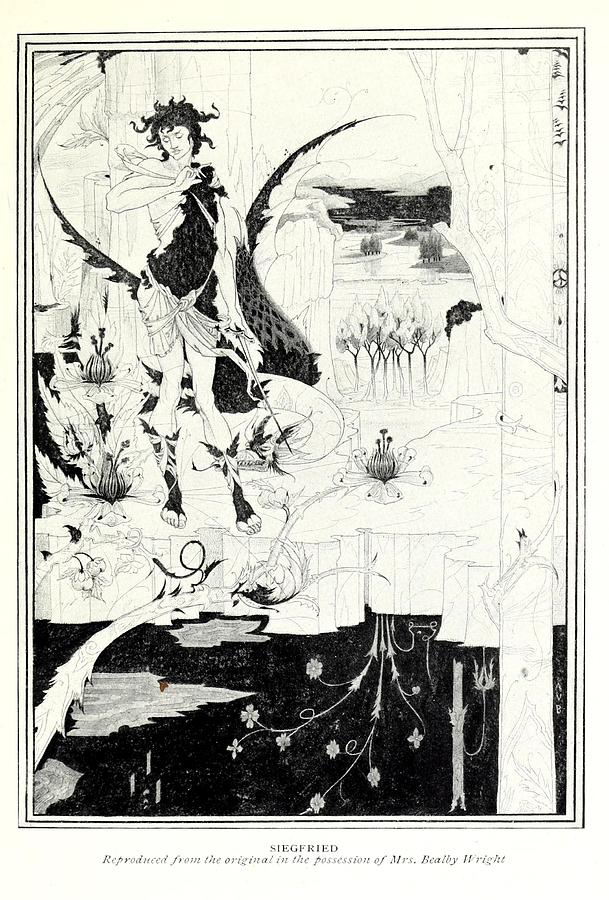 Siegfried Drawing By Aubrey Beardsley - Fine Art America