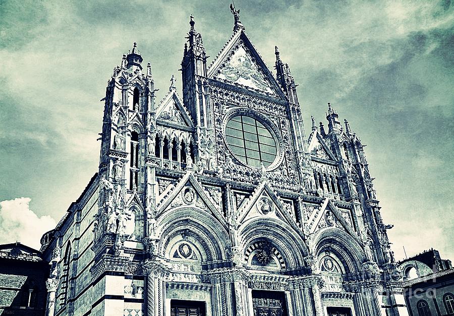 Siena Cathedral in Black and White Photograph by Ramona Matei