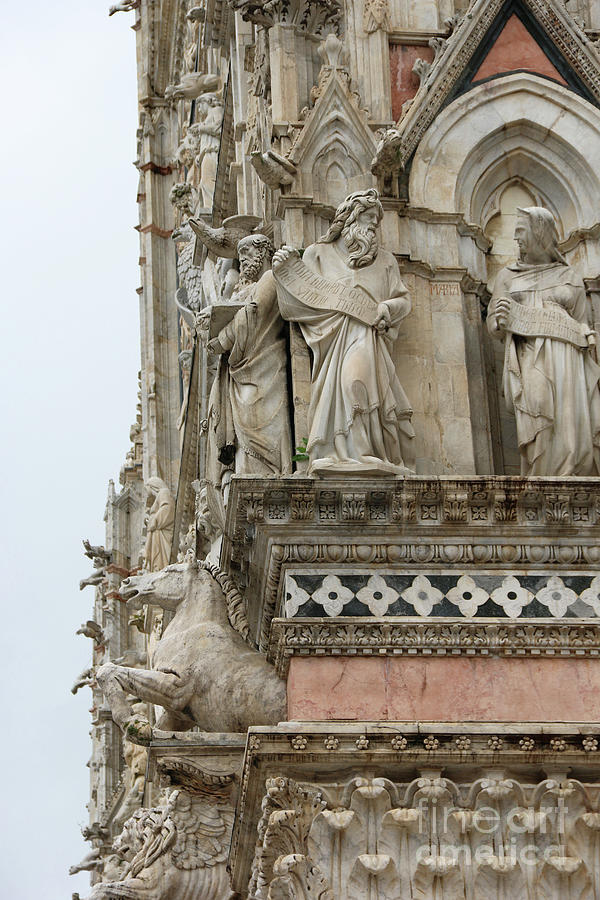 Siena Italy Duomo Statues 1025 Photograph by Jack Schultz