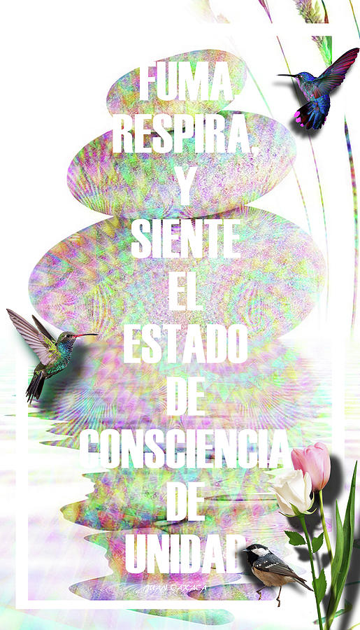 Siente La Consciencia Digital Art by J U A N - O A X A C A