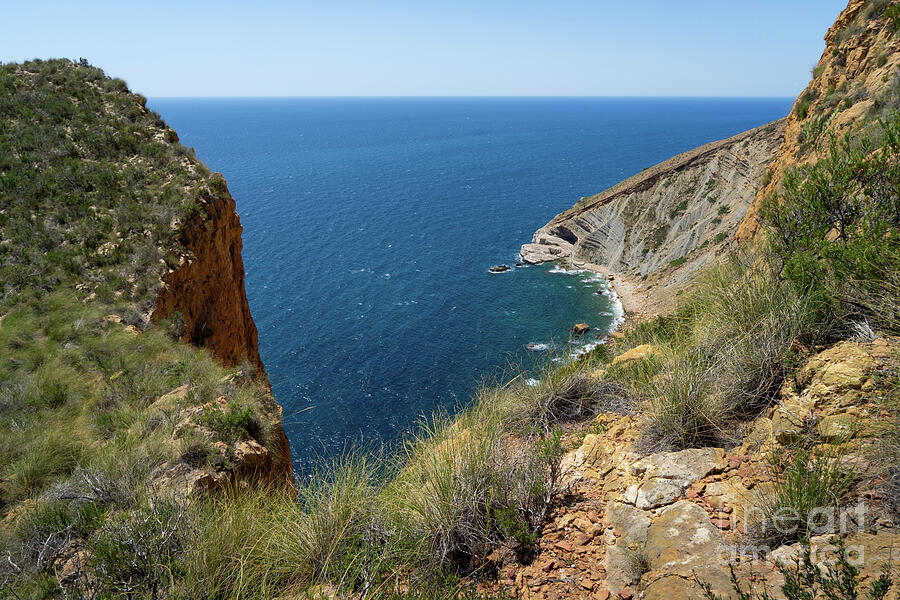 Sierra Helada. Cliffs and the Mediterranean Sea Photograph by Adriana Mueller
