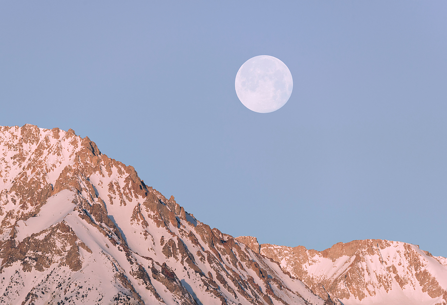 Sierra Moon Photograph by Loree Johnson