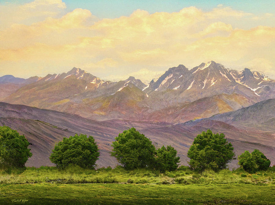 Sierra Nevada Mountains D Digital Art by Frank Wilson