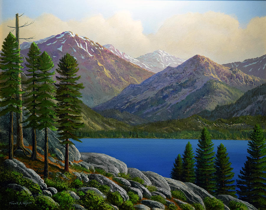 Sierra Views Painting by Frank Wilson