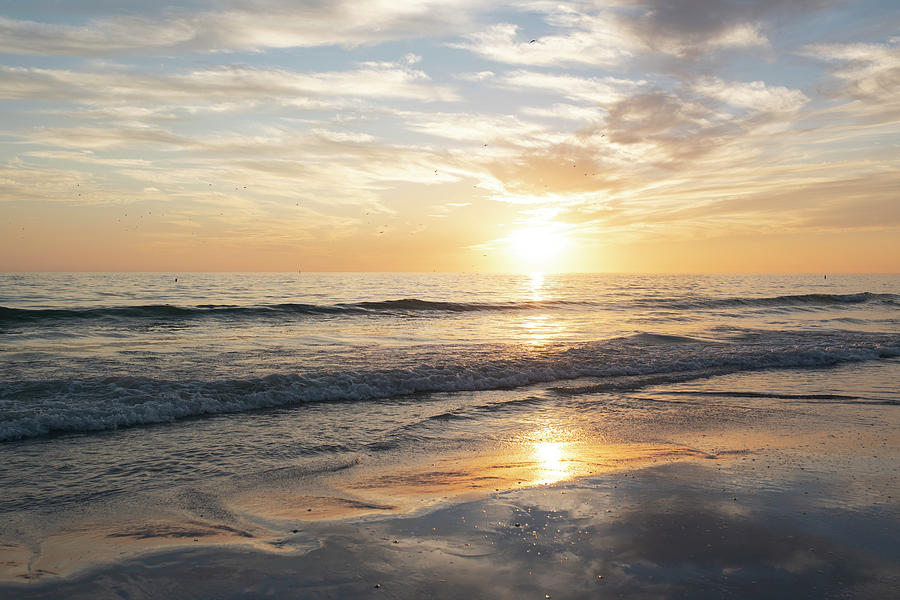 Siesta Key Beach Sunset Sarasota Florida Photograph by Toby McGuire