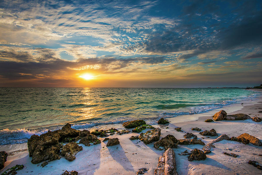 Siesta Key Florida Sunset Photograph By James Montanus Fine Art America