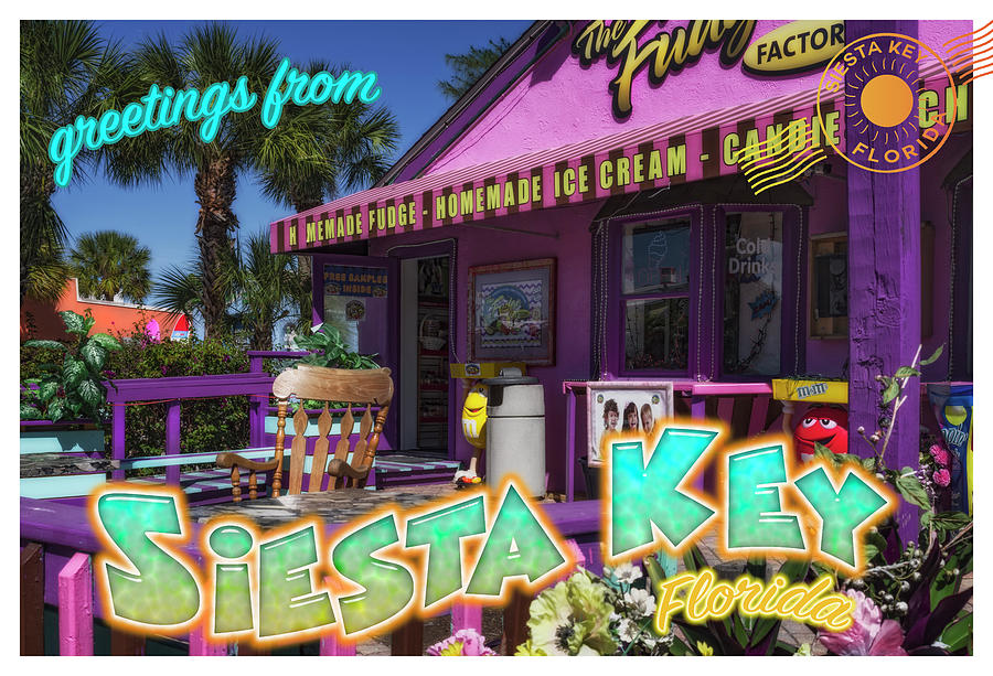 Siesta Key Village1 Photograph by Arttography LLC