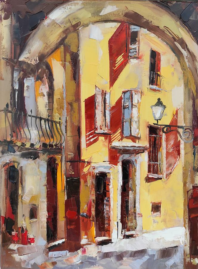 Siesta Time In Tuscany Painting