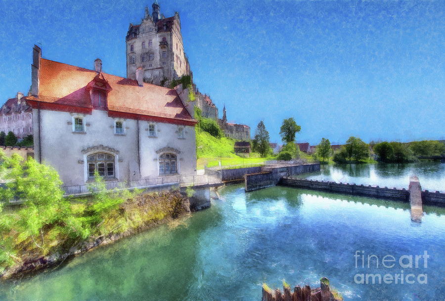 Sigmaringen Castle Digital Art by Jerzy Czyz