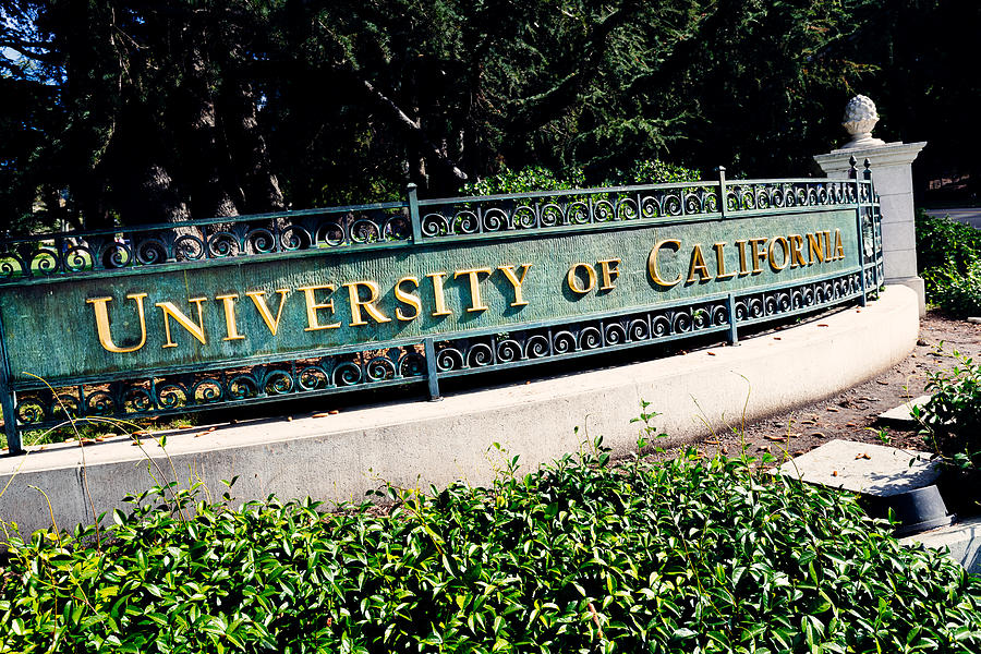 Sign, University of California at Berkeley Photograph by Lucentius