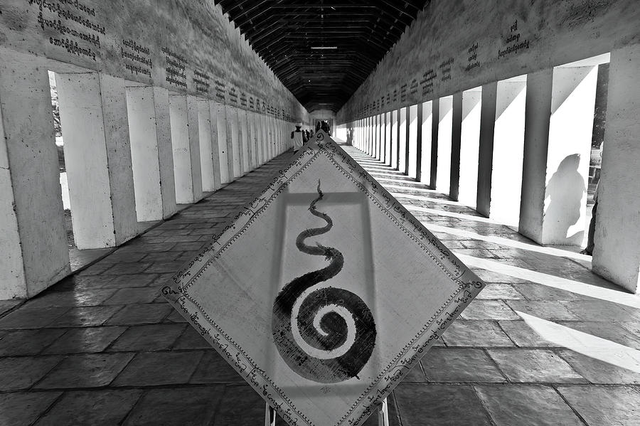 Signal on a corridor, Myanmar Photograph by Lie Yim