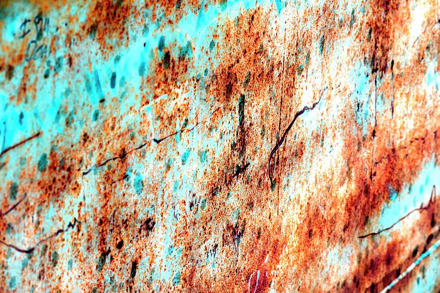 Signed Dumpster Abstract Photograph by Jerry Sodorff
