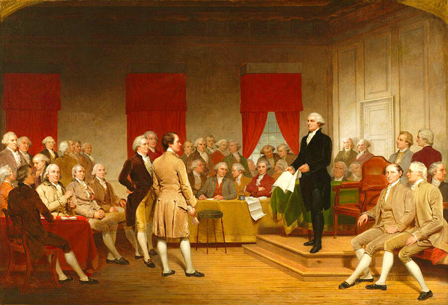Signing Of The Constitution Xiii Digital Art by We The People Prints Signing Of The Constitution Xiii Digital Art by We The People Prints