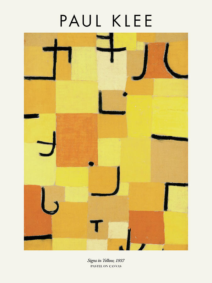 Paul Klee Painting - Signs In Yellow by Paul Klee