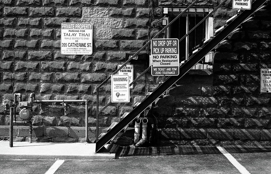 Signs Ottawa - 135 film Photograph by Bruce Davis Signs Ottawa - 135 film Photograph by Bruce Davis