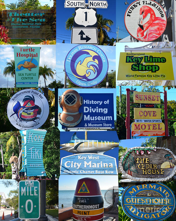 Signs your in the Florida Keys Photograph by David Lee Thompson