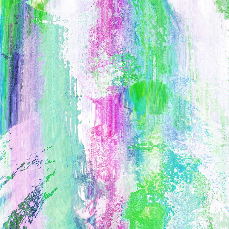 Siklanov - Artistic Colorful Abstract Grunge Watercolor Painting Digital Art Digital Art by Sambel Pedes