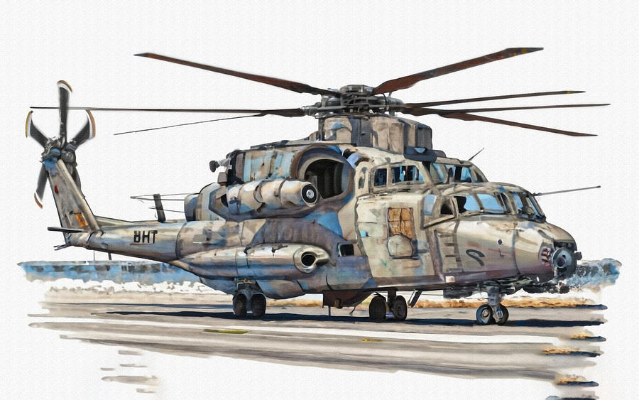 Sikorsky Ch 53K King Stallion Military Cargo Helicopter American ...