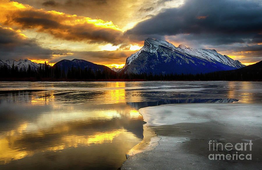 Banff National Park Photograph - Silence Is Golden by Bob Christopher