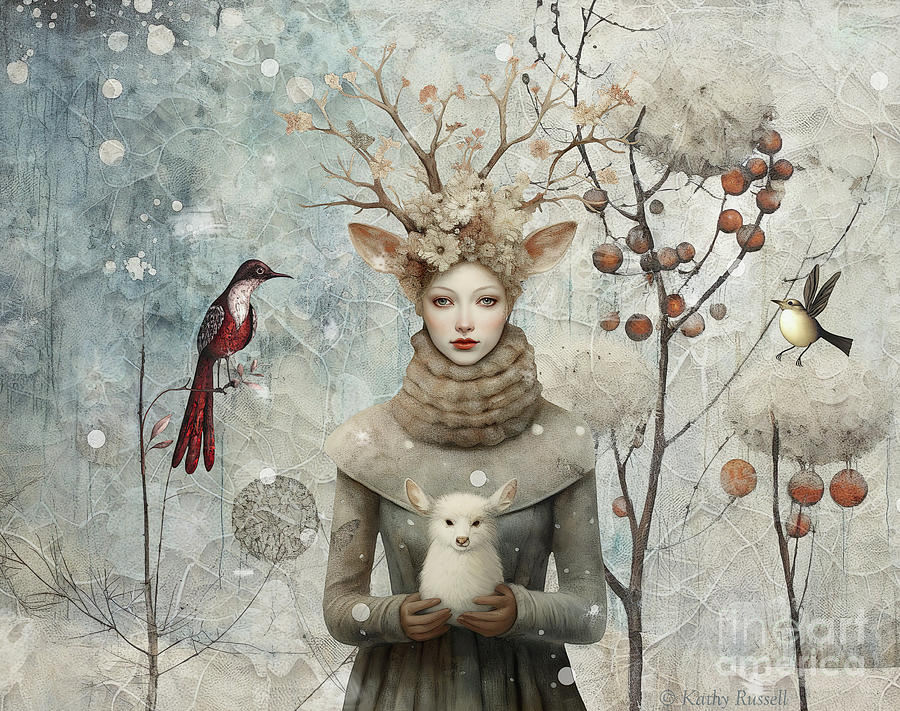 Silence of Winter Digital Art by Kathy Russell