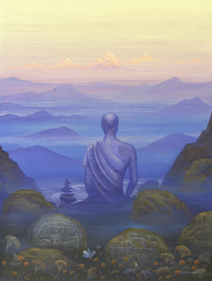 Silence Painting by Vrindavan Das