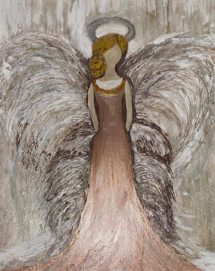 Silent Angel Painting by Jennifer Jones | Fine Art America