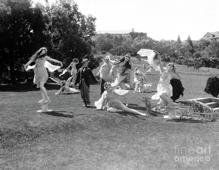 Silent Comedy Scene 1924 Photograph by Sad Hill - Bizarre Los Angeles Archive