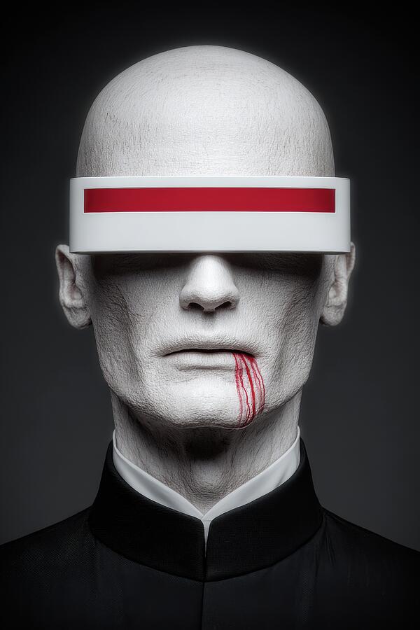 Silent Directive - Cyborg Portrait Digital Art by Matthias Hauser Silent Directive - Cyborg Portrait Digital Art by Matthias Hauser