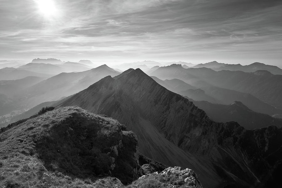 Mountain Photograph - Silent Giants by Alexander Kunz