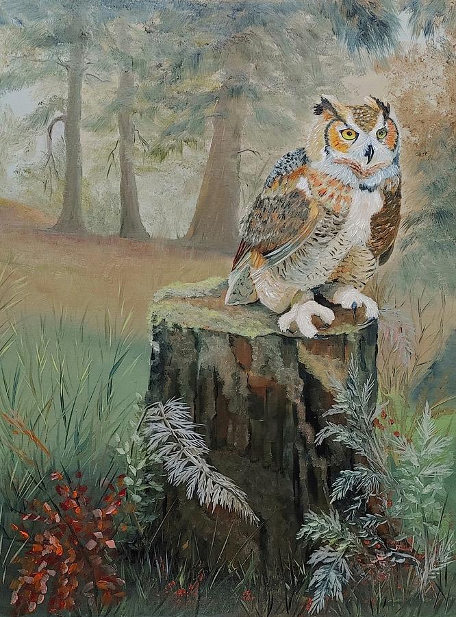 Silent Hunter Painting by Connie Rish