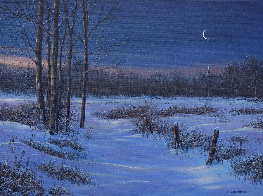 Silent Night Painting by Jake Vandenbrink