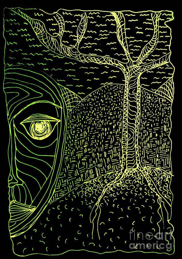 Silent Tree Whispers Drawing by Mimulux Patricia No