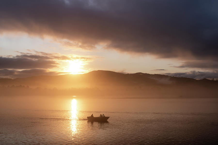 Siletz Bay Sunrise Photograph by Steven Clark