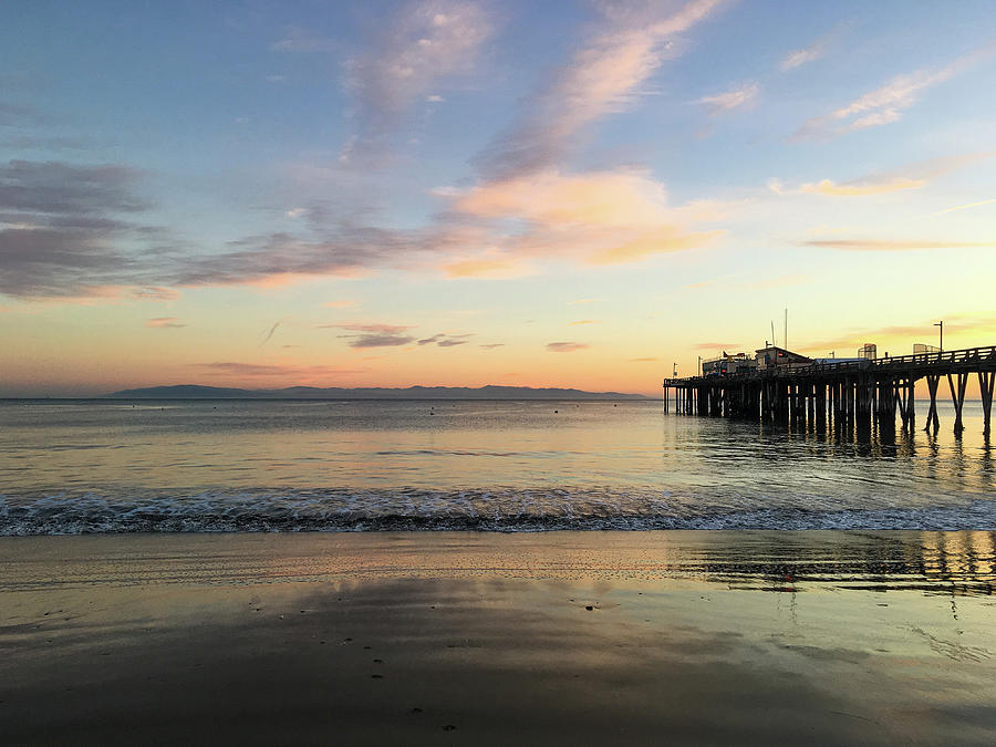 Silhouette Hour in Capitola Photograph by Jennifer Kane Webb