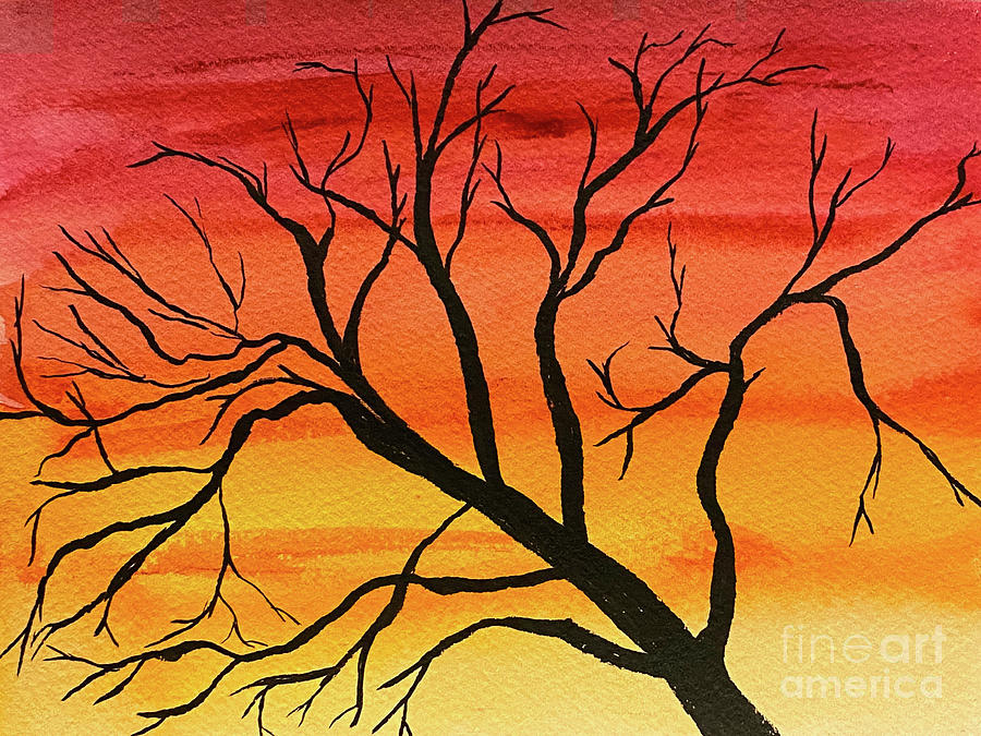 Silhouette Mixed Media by Lisa Neuman