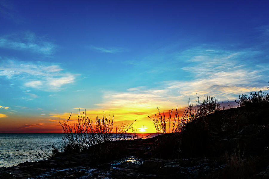 Silhouetted Sunrise by the Sea Photograph by NorthEast Creativity Silhouetted Sunrise by the Sea Photograph by NorthEast Creativity