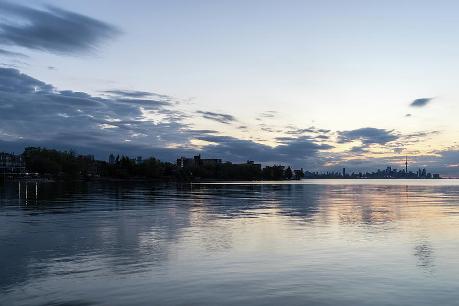 Silk and Velvet - Eirenic Morning at Toronto Waterfront  Photograph by Georgia Mizuleva