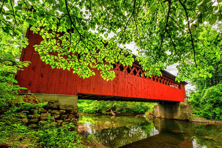 Silk Covered Bridge Photograph by Andy Crawford