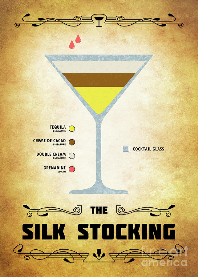 Silk Stocking Cocktail - Classic Digital Art by Bo Kev