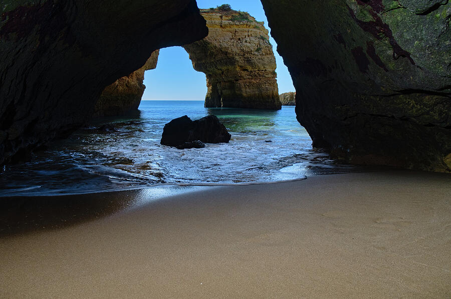 Silky sands and Arch Photograph by Angelo DeVal