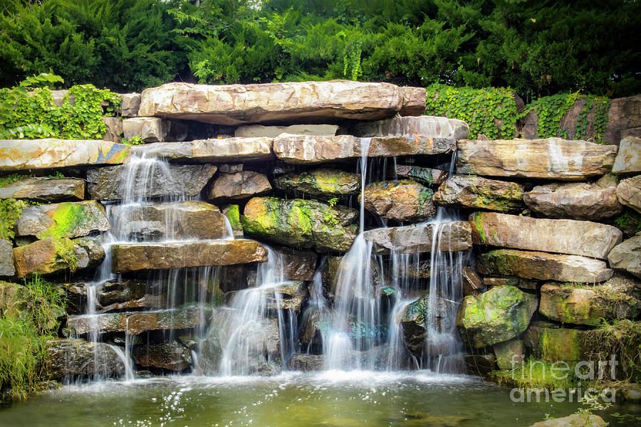 Silky Waterfall - Serenity Photograph by Susan Vineyard