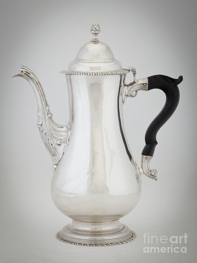 Silver Coffee Pot Photograph by American School