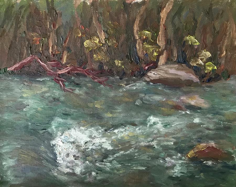 Silver Creek Painting by Milly Tseng